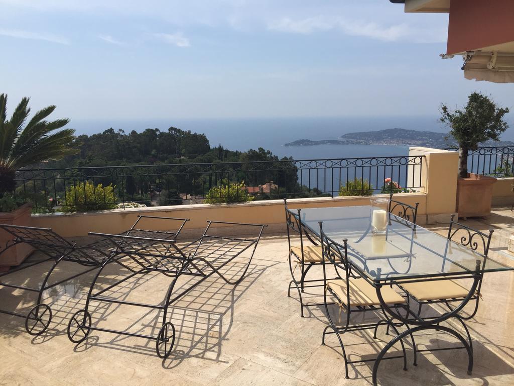 Ferienwohnung Sunny Panoramic Balcony Èze Exterior foto