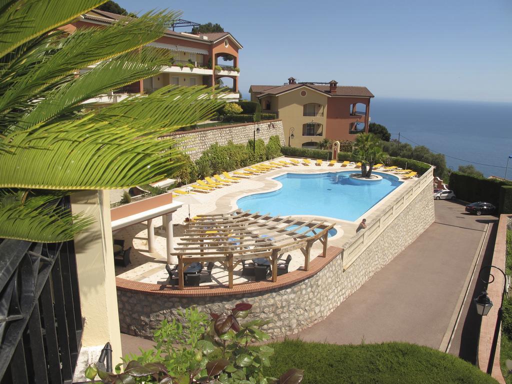 Ferienwohnung Sunny Panoramic Balcony Èze Exterior foto
