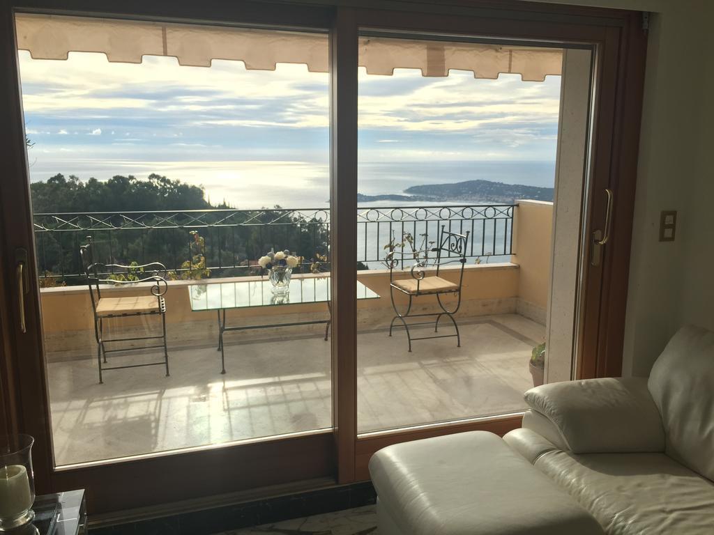 Ferienwohnung Sunny Panoramic Balcony Èze Exterior foto