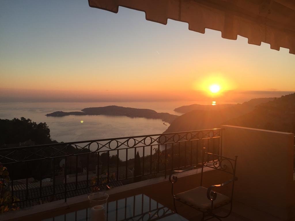 Ferienwohnung Sunny Panoramic Balcony Èze Exterior foto