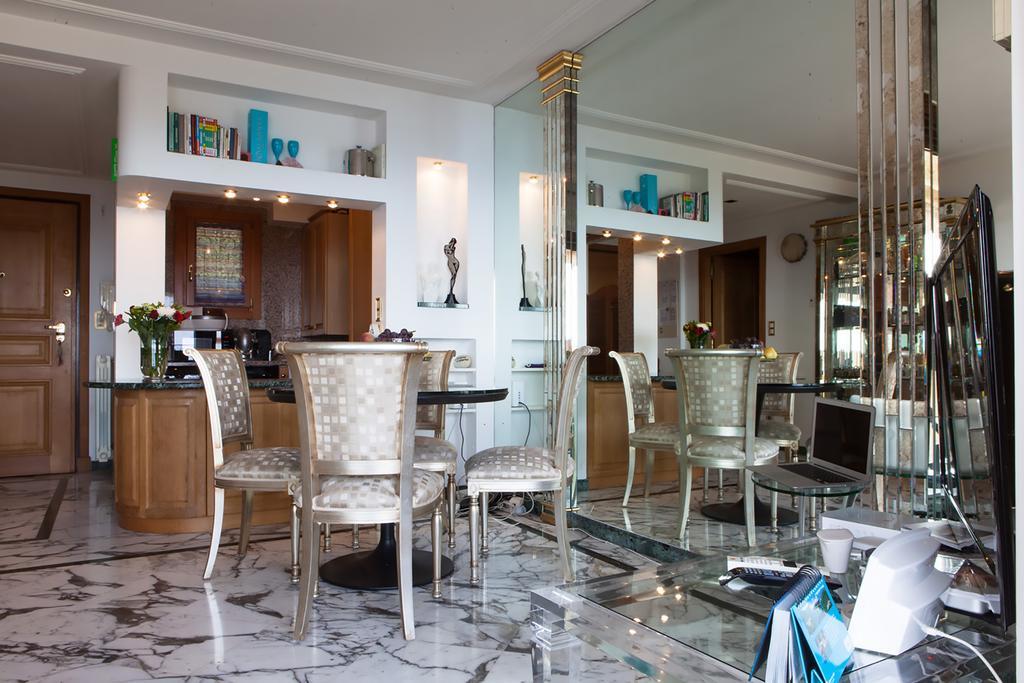 Ferienwohnung Sunny Panoramic Balcony Èze Exterior foto