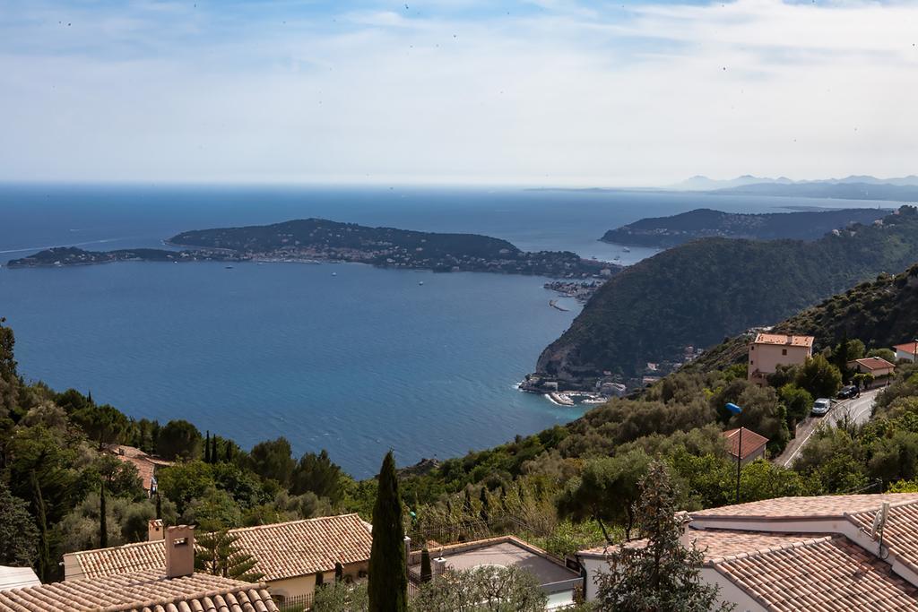 Ferienwohnung Sunny Panoramic Balcony Èze Exterior foto