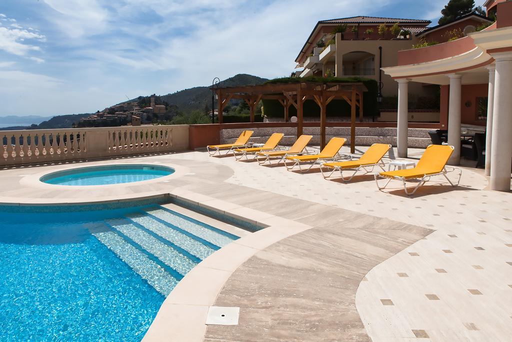 Ferienwohnung Sunny Panoramic Balcony Èze Exterior foto